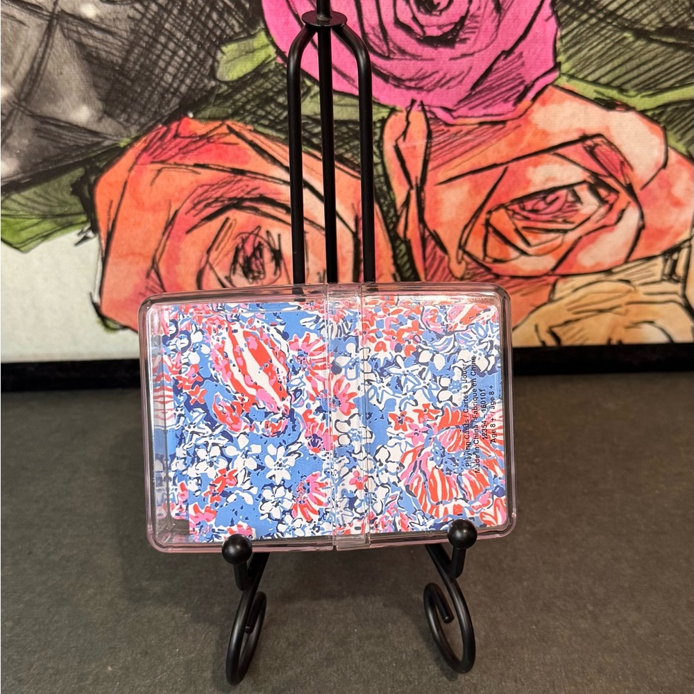 Lilly Pulitzer Playing Cards with Plastic Case